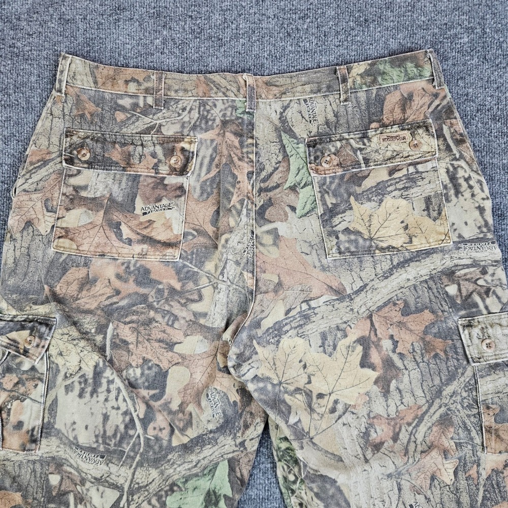 Wrangler Rugged Wear Camo Cargo Jeans Pants Men's 40x28 Advantage Timber Vintage - Picture 8 of 9